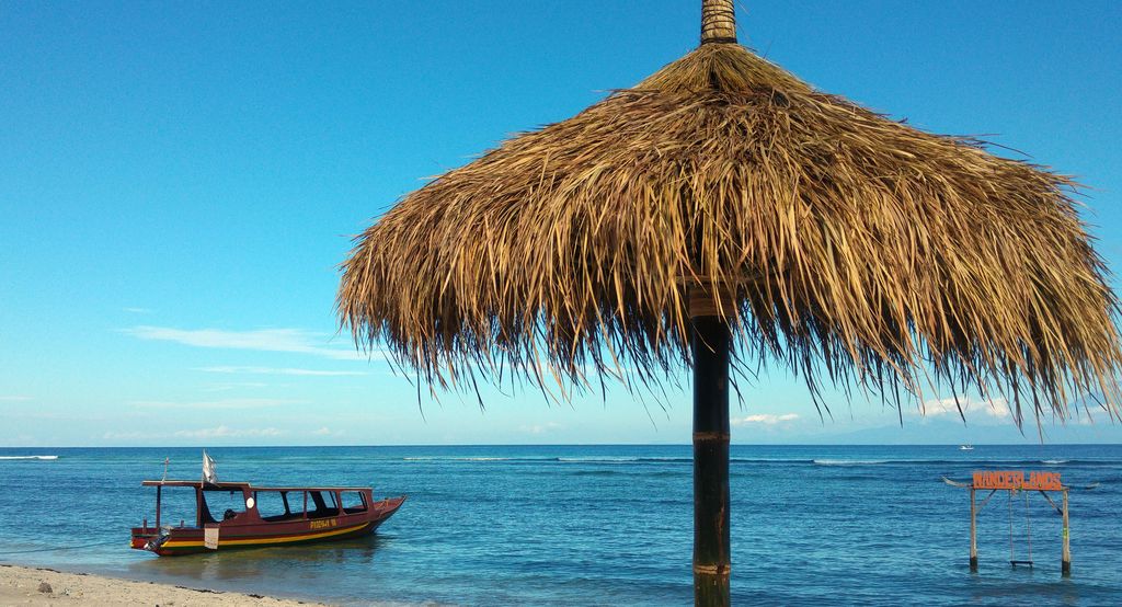 où se baigner à gili trawangan