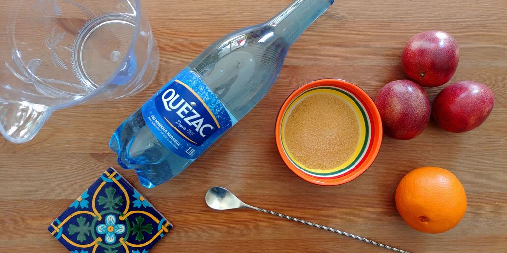 ingredients pour faire une limonade maison aux fruits de la passion