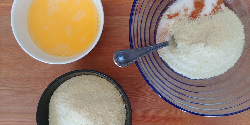 assemblage des ingredients de la tarte de santiago