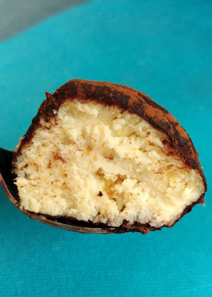 interieur d'une truffe tiramisu