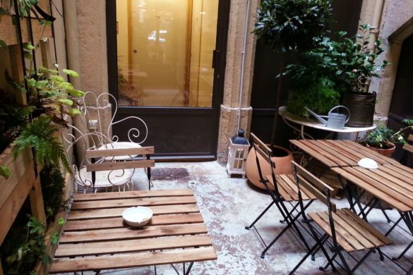 terrasse interieure des cafetiers a lyon