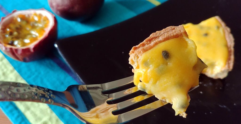 dégustation de la tarte maracuja