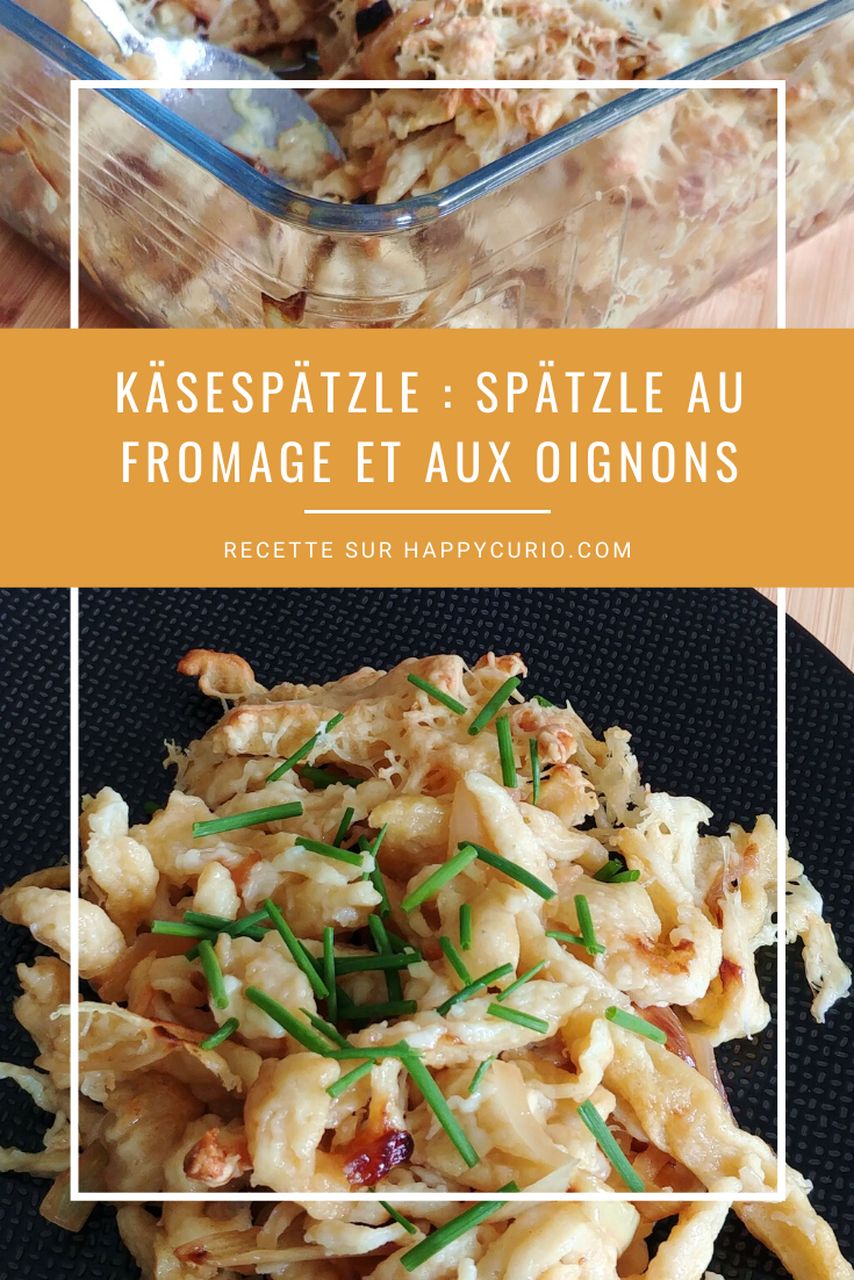 fiche recette käsespätzle