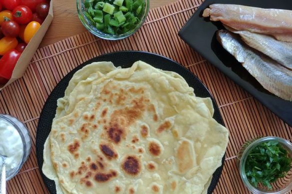 farata au hareng et ses légumes