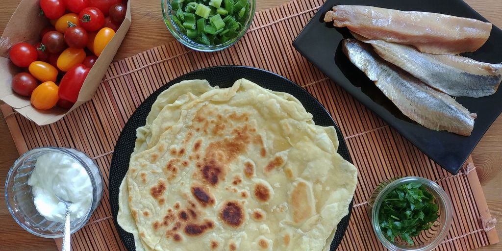 farata au hareng et ses légumes