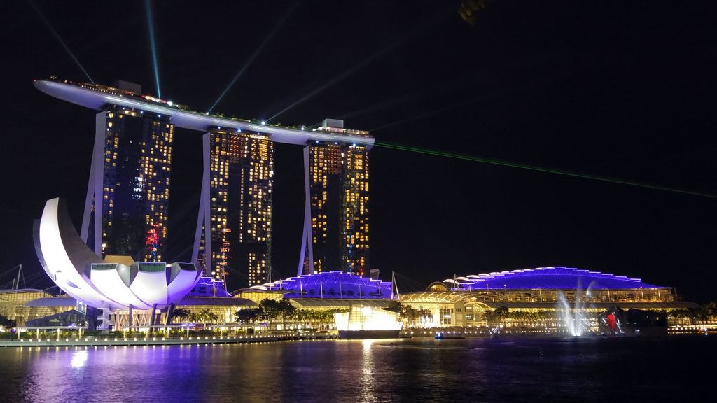 marina bay à singapour