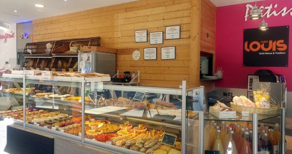 intérieur de la boulangerie chez louis