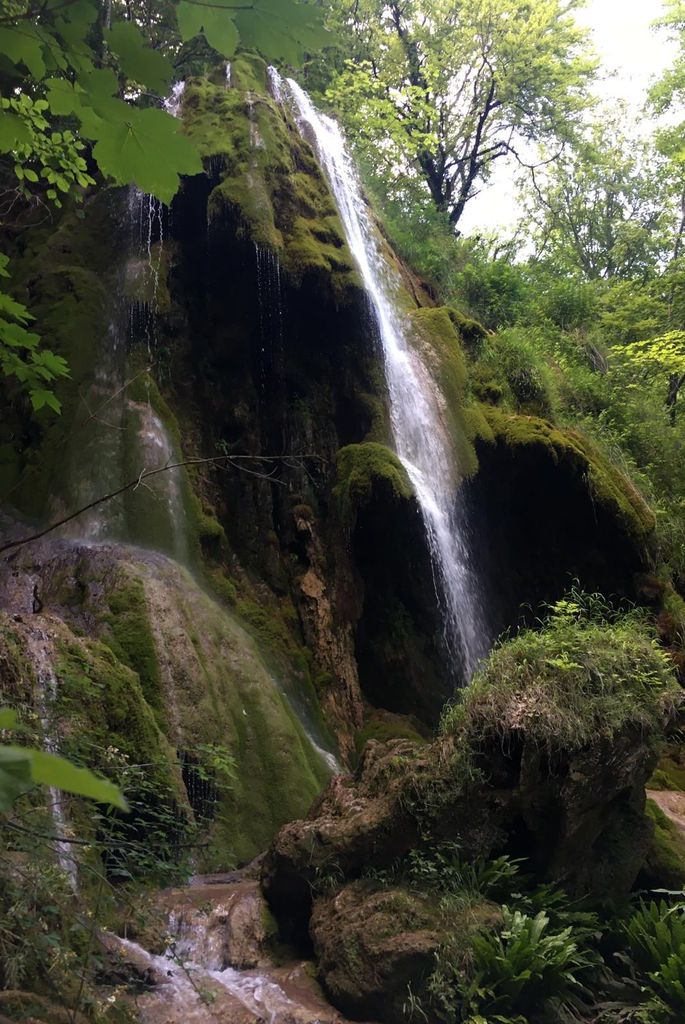 cascade de clairefontaine vue de côté