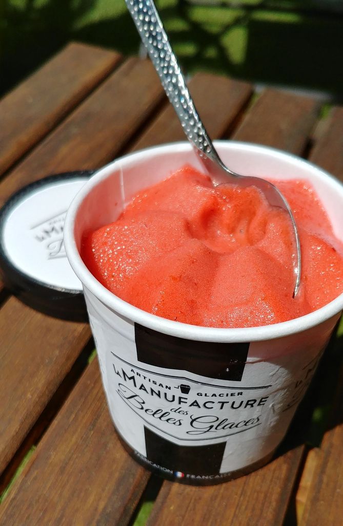 glace a la fraise