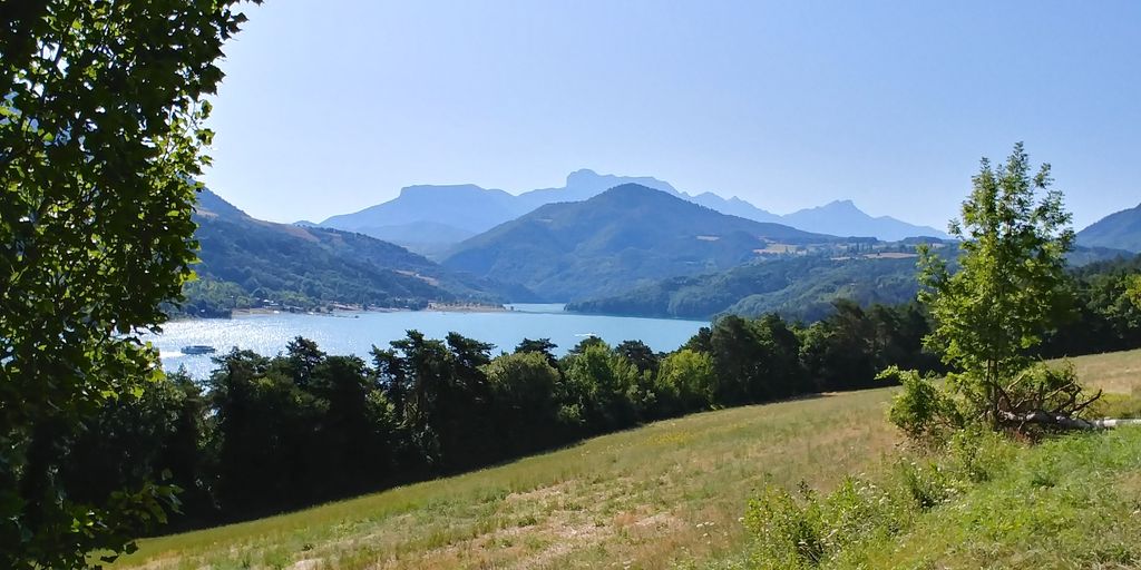 randonnée au lac de monteynard