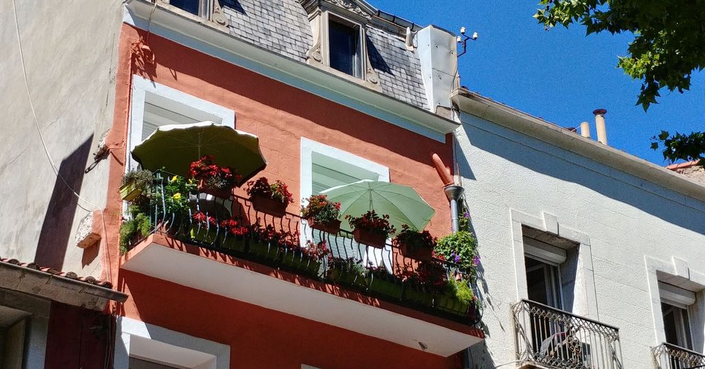 balcon fleuri