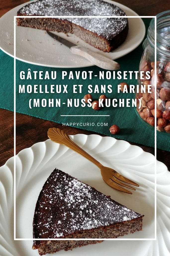 recette du gateau aux noisettes et graines de pavot