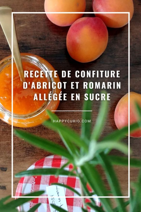 Recette légère de confiture abricot romarin HappyCurio