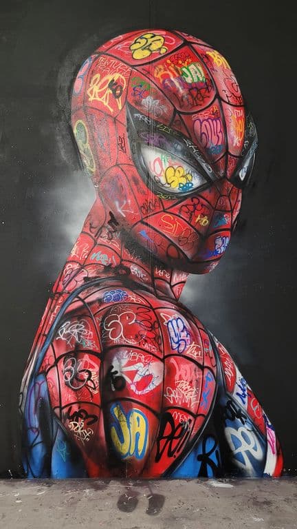 spiderman-onemizer-peinture-fraiche