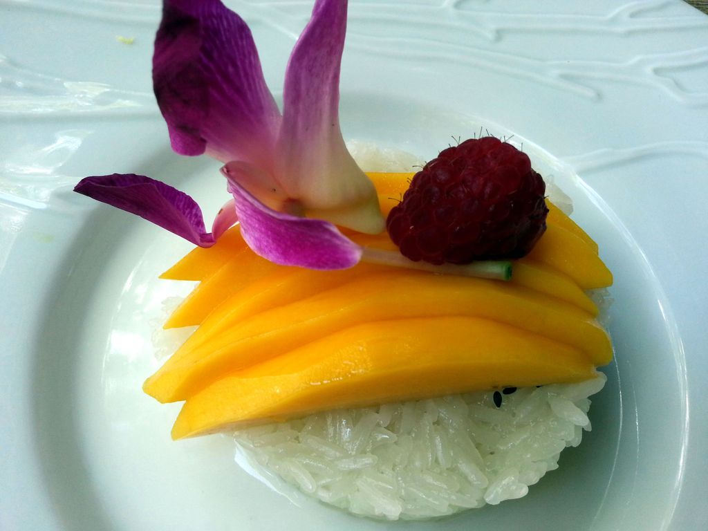 prik thai paris mango sticky rice riz gluant mangue